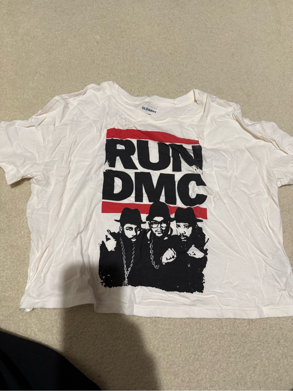 Run DMC crop tee